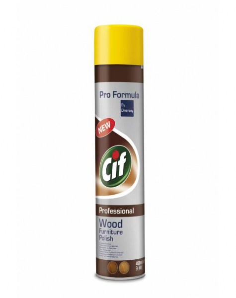 Cif Prof. Wood Furniture Polish bútorápoló (6x400ml)
